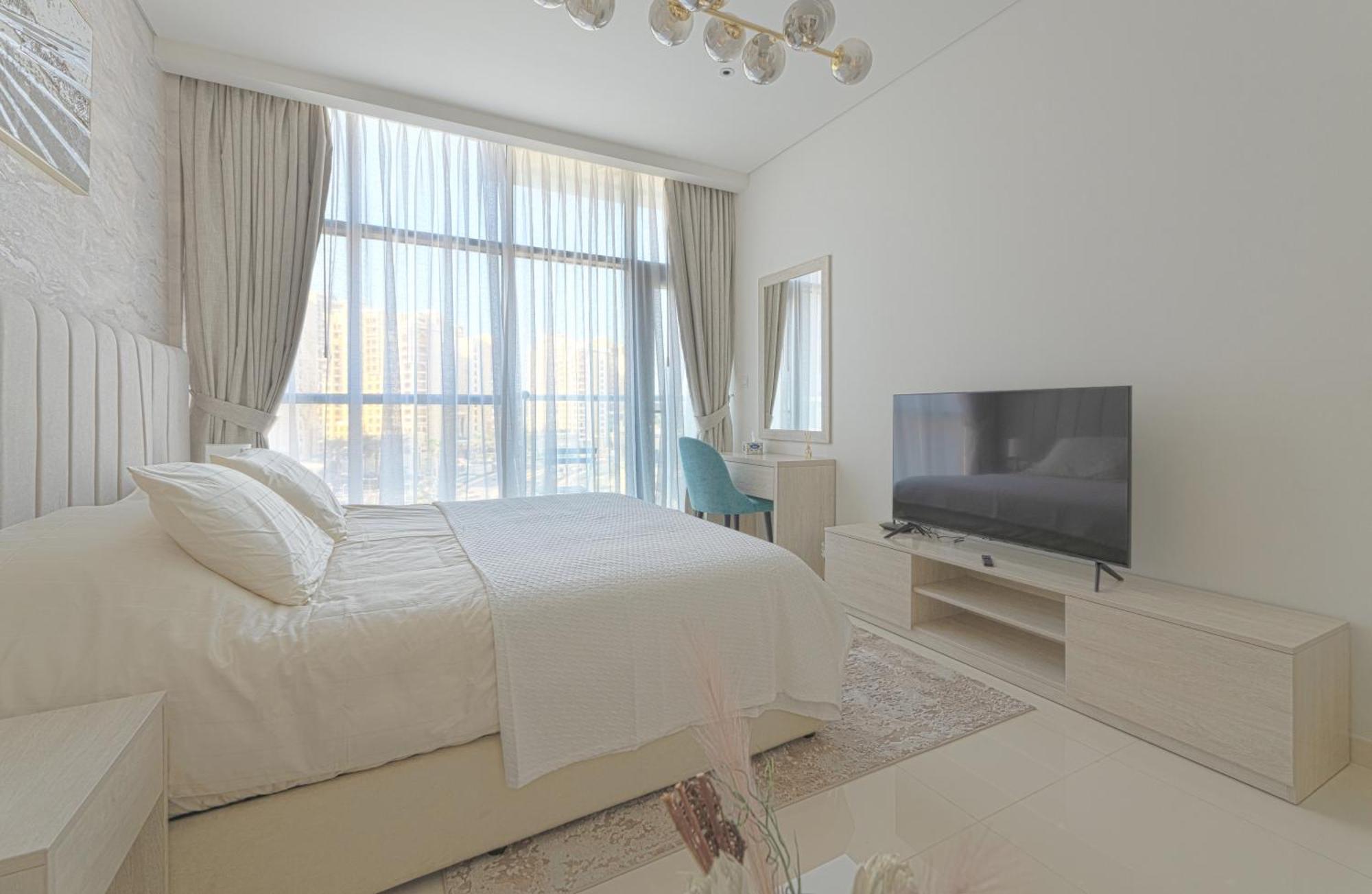 Luxury Studio, Seven Palm Residence-Palm Jumeirah Dubai Esterno foto