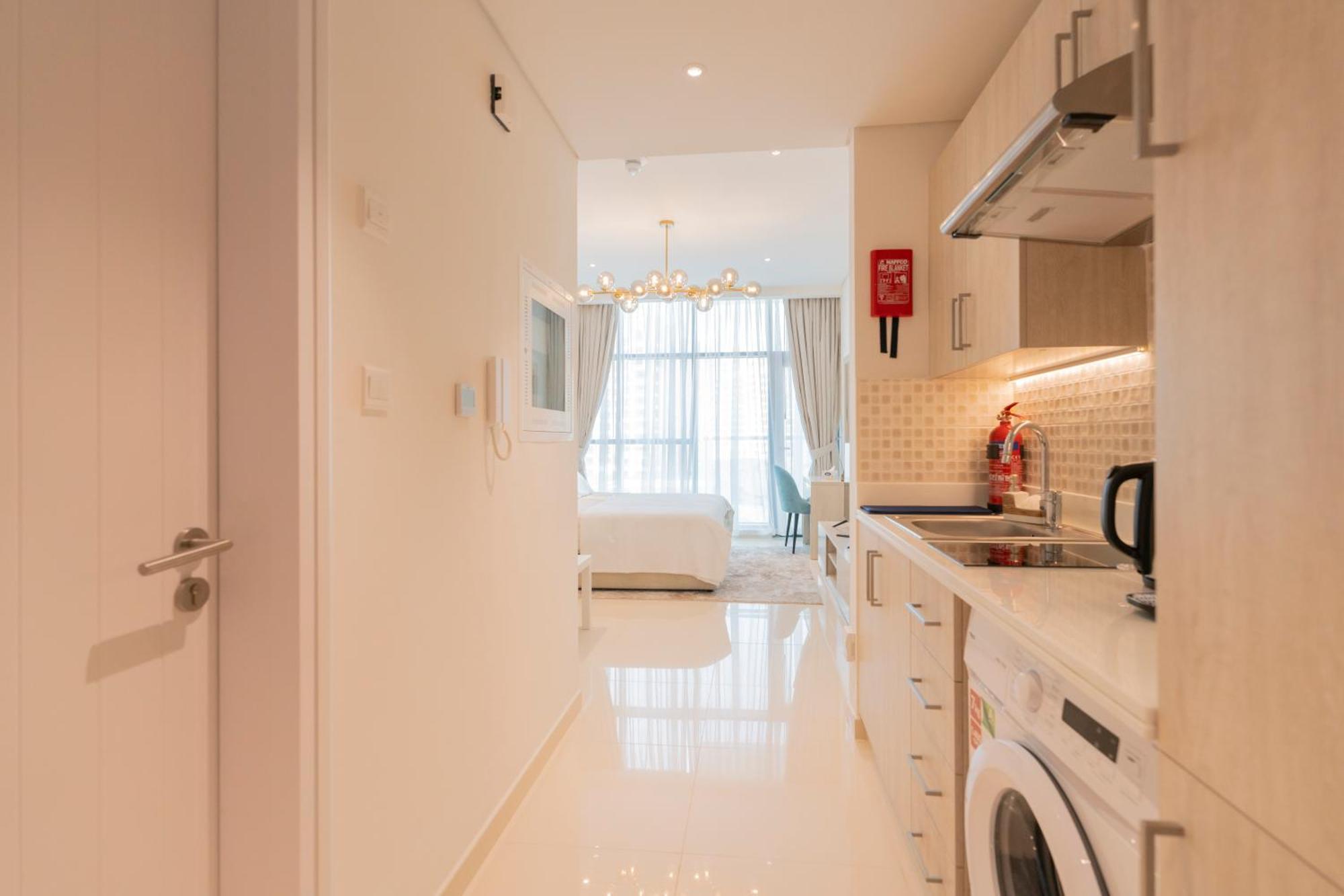 Luxury Studio, Seven Palm Residence-Palm Jumeirah Dubai Esterno foto