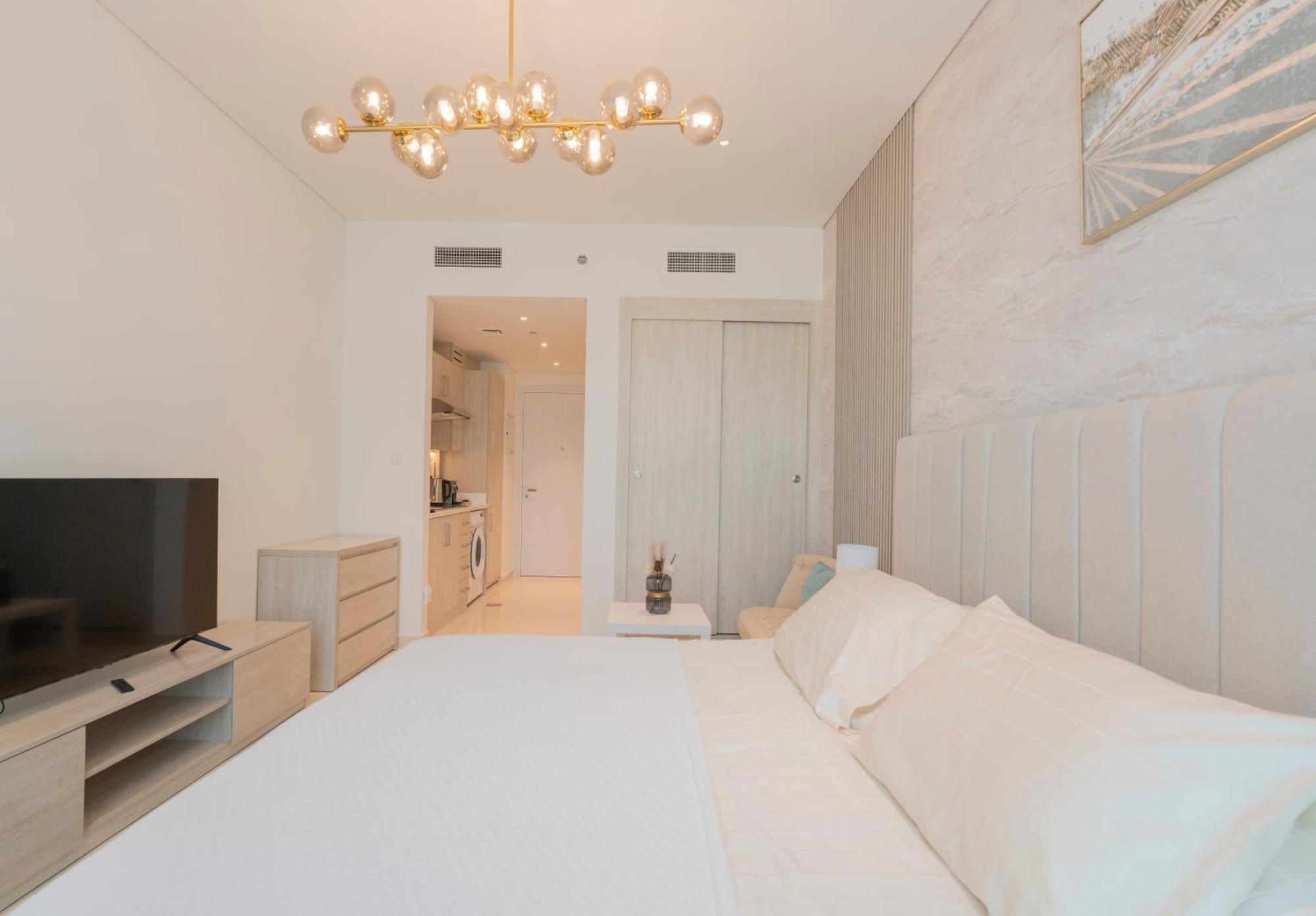 Luxury Studio, Seven Palm Residence-Palm Jumeirah Dubai Esterno foto